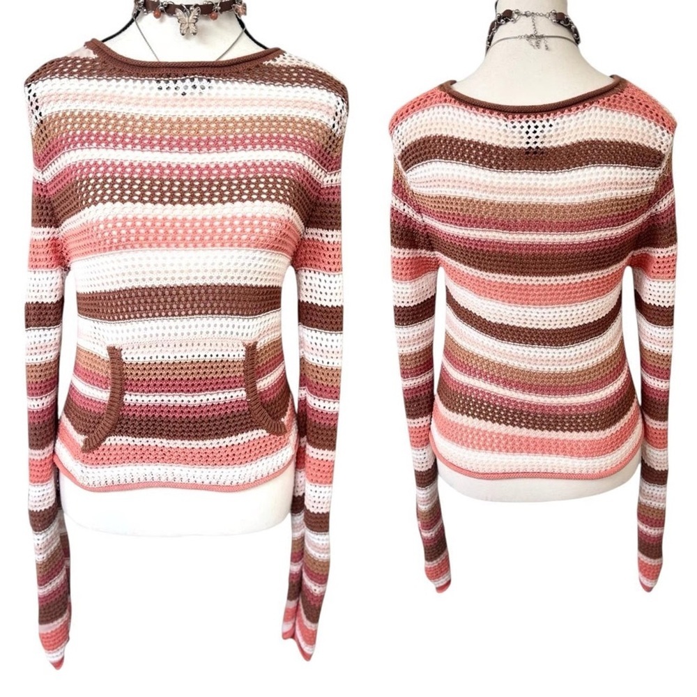 FOREVER 21 | Vintage Y2K Striped Knit Sweater